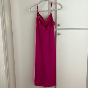Satin Mid dress
